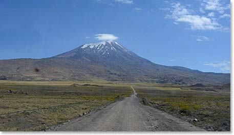 We drove 45 minutes from our hotel in Dogubeyazit toward Mount Ararat.