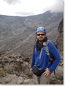 Jason along the Barranco wall