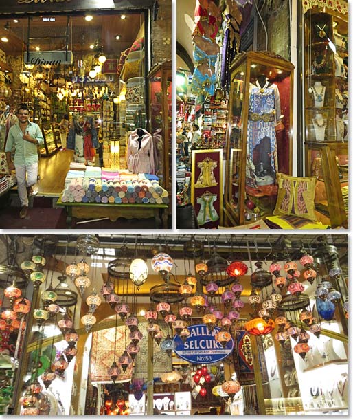 Spices are not the only thing you can find in the Spice Bazaar, there are many shops with beautiful clothing, fabrics and home décor.