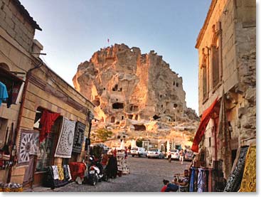 We decided to walk to the Uchisar Castle which is right close to our hotel.