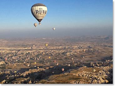 There is no need to wonder why these balloon rides are so popular in Cappadocia; the views are phenomenal!