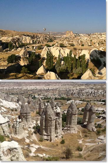It was so great to view Cappadocia from a different angle.