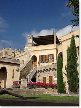 Stunning architecture surrounds us here in Cappadocia