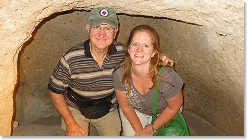Doc and Susan underground