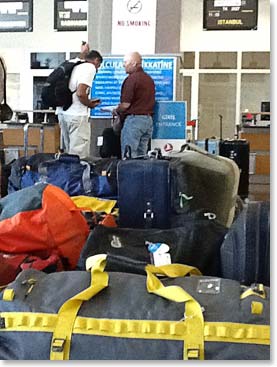 Wally and Oz at Kayseri airport