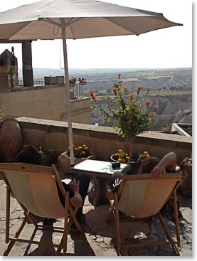 Views from hotel Argos – our home base in Cappadocia