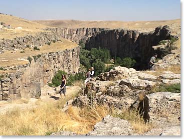 Some images of our hike in the Ihlara Valley 