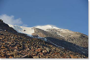 Things are looking up. After we ate our dinner and as we were going to bed we had the first views of the day. Wish us luck for tomorrow!