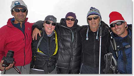 Our Summit team on the top of Mount Ararat, 16,854ft/5,137m. Great job team!