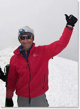 Jamal is amazing - today was his 103rd ascent of Mount Ararat!