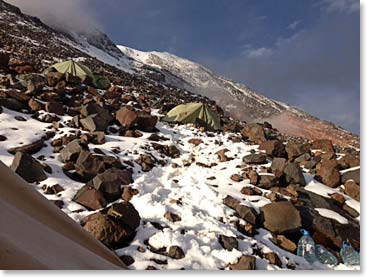 After a wild day of weather Ararat became clear again at 6:00 PM- just like last night