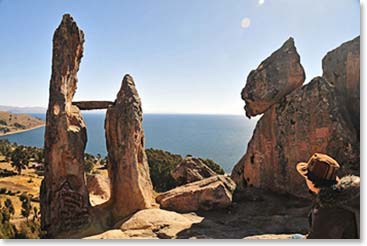 On the way to Copacabana we visited the Tiahuanacu ruins