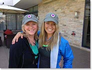 Colleen and Autumn all ready to start their adventure!
