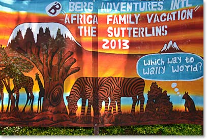 Tomorrow our Wildlife Safari will begin. The family will be off to look for the real “Wally World” – somewhere in Serengeti.