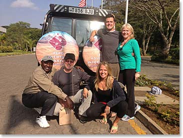 The Sutterlin’s excited and ready to start their Wildlife Safari Adventure!