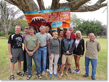 Our Vicious and Delicious Climbing Team; Barry, Betsy, John, Dale, Nannette, Terri, Sue, Todd, Greg, Nancy and Dick.