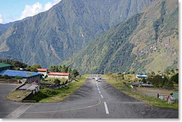 This famous airstrip has been the beginning of many an adventure in the Himalaya.