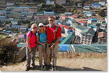 Colorful Namche Bazar will be our home for the next two nights.