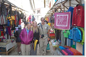 Shopping in Namche.  You can find anything you want here!