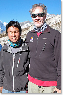Scot’s climbing Sherpa for Island Peak is Sandu Dorjee, four time summitter of Mount Everest.  Sandu knows Island Peak well and will be an excellent guide.
