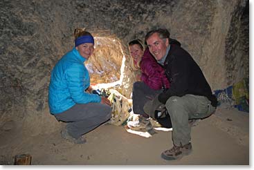Family cave portrait