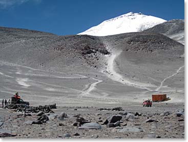 Arriving at Atacama Base Camp