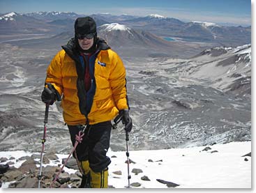 Paul, in his final steps towards the summit