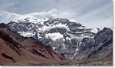 The South Face of Aconcagua, one of the great mountain walls of the world
