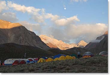 Clouds over Base Camp