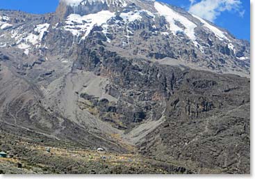 The sights and sounds of this great mountain from Barranco Base camp are invigorating!