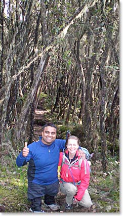 Teammates Bharath and Sheila ready to start their adventure!