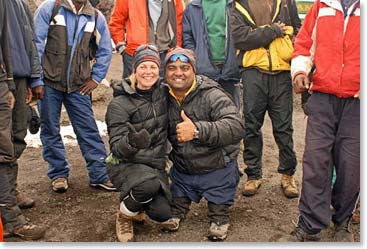 Congratulations to Sheila and Bharath on an incredible climb of Kilimanjaro!