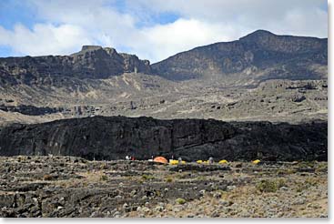 Arriving at Moir Camp