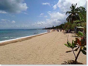 We spent our day waiting for our last two team members Dick and Chet. What better place to wait then the beautiful Kuta beach?