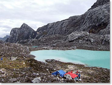 Base Camp is a great place to rest for a day before we make our summit attempt