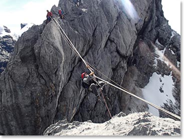 The Tyrolean Traverse