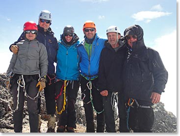 Carstensz team on summit day!