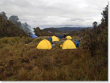 Our cozy camp