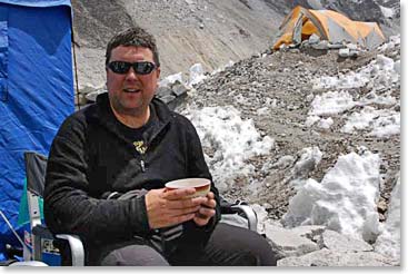 Hot soup at Base Camp