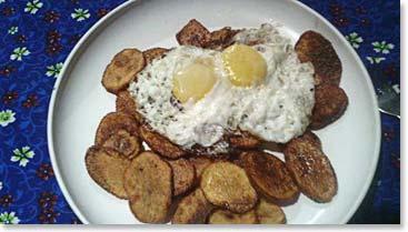 One of the best breakfasts that I had in my camp at Everest Base Camp!