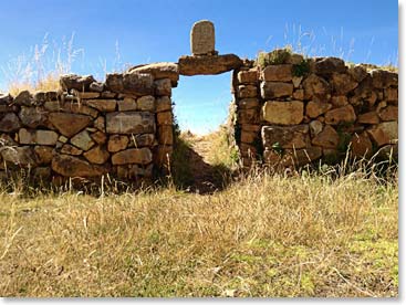 We visited the Inca ruins