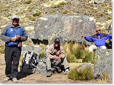 Our incredible guides Osvaldo, Sergio and Alex