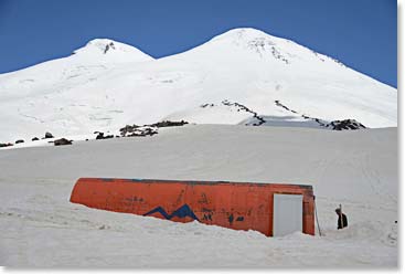 Our Barrel’s which we will be staying in tomorrow and a few nights after as we attempt to summit Mount Elbrus.