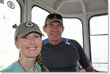 Johanna and Don on our cable car ride this morning