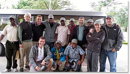 The team is all here – Jordan arrived this morning after experiencing some flight delays. The team is all together and ready to go. Time to check out of Arusha.