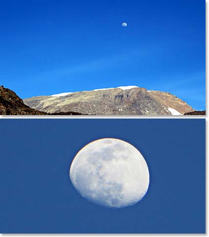 Another beautiful afternoon moon rise