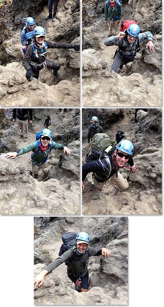 BAI climbers love the Barranco Wall!