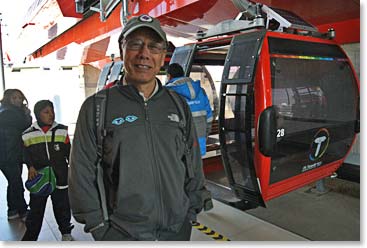 David wants to experience how the local lives in Bolivia