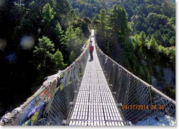 Bonnie on the bridge