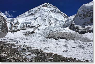 The famous Khumbu Icefall